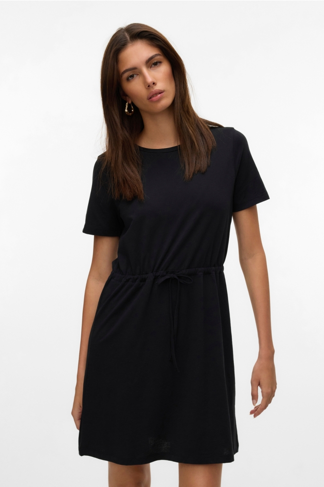 VMLUNA SS SHORT STRING DRESS JRS NO 10325626 Black
